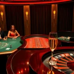 Kaisar 888 players eagerly placing bets at a luxury casino table, surrounded by vibrant chips and excitement.