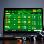 TOP nhà cái uy tín displayed on vibrant online gambling interface with trust elements.