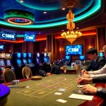 Experience the excitement at C 168 Casino with vibrant poker tables and slot machines.