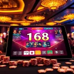 Experience the thrill of the C168 game with dynamic casino action at a vibrant gaming table.