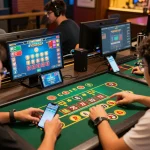 Xóc đĩa là gì showcased in an exciting online gaming environment, players actively engaging with dynamic betting options.