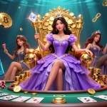 Experience gaming excitement with Fabet's vibrant poker scene featuring stunning casino elements.