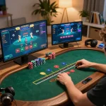 Pemain LGO99 terlibat dalam blackjack dealer langsung dari rumah, menunjukkan permainan strategis dan pengalaman online yang imersif