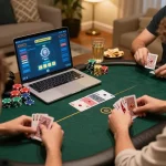 Rasakan aksi poker online yang mendebarkan dengan paris888 menampilkan permainan strategis dan chip taruhan yang berwarna-warni.