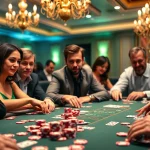 Permainan situs bossmahjong yang mendebarkan dengan pemain serius di meja poker.