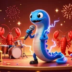 Engage with rk55's dynamic underwater casino vibe, featuring electric eel DJ, lobster drummer, and seahorse guitarist