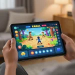 KADAL 778 gameplay interface on a tablet, showcasing exciting online gaming.