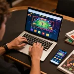 Experience DAFTAR IDNSCORE through an engaging online gaming session at home, highlighting strategy and excitement.