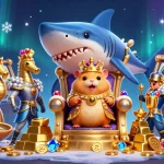 Join the excitement with M88 asia's colorful gaming scene featuring jewels, a hamster king, and slots.