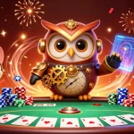 Experience exciting gameplay dynamics at 888vi, featuring a vibrant casino scene of poker and celebration.