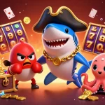 Engage with UU88's underwater treasure bounty featuring vibrant characters and iconic casino elements.
