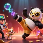 Engage in the thrill of slot777 login with vibrant, dynamic casino action featuring lively characters.