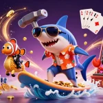 Experience thrilling wins with slot qris, featuring vibrant 3D characters and casino elements.