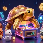 Experience winning thrills at 13win with a vibrant casino scene featuring interactive gaming elements.